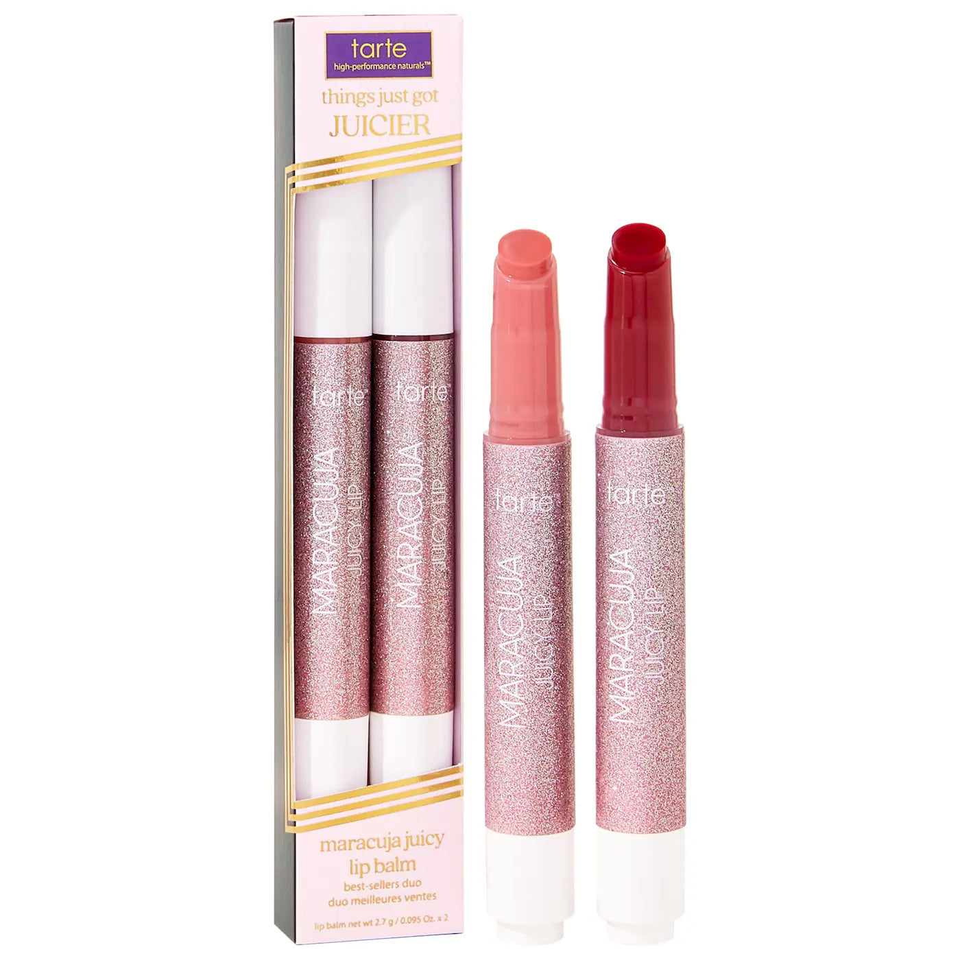 Maracuja Juicy Lip Balm Best Sellers Duo Tarte