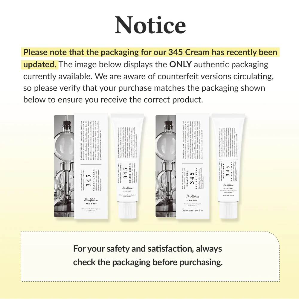 345 Relief Cream Dr. Althea 1.7 fl oz