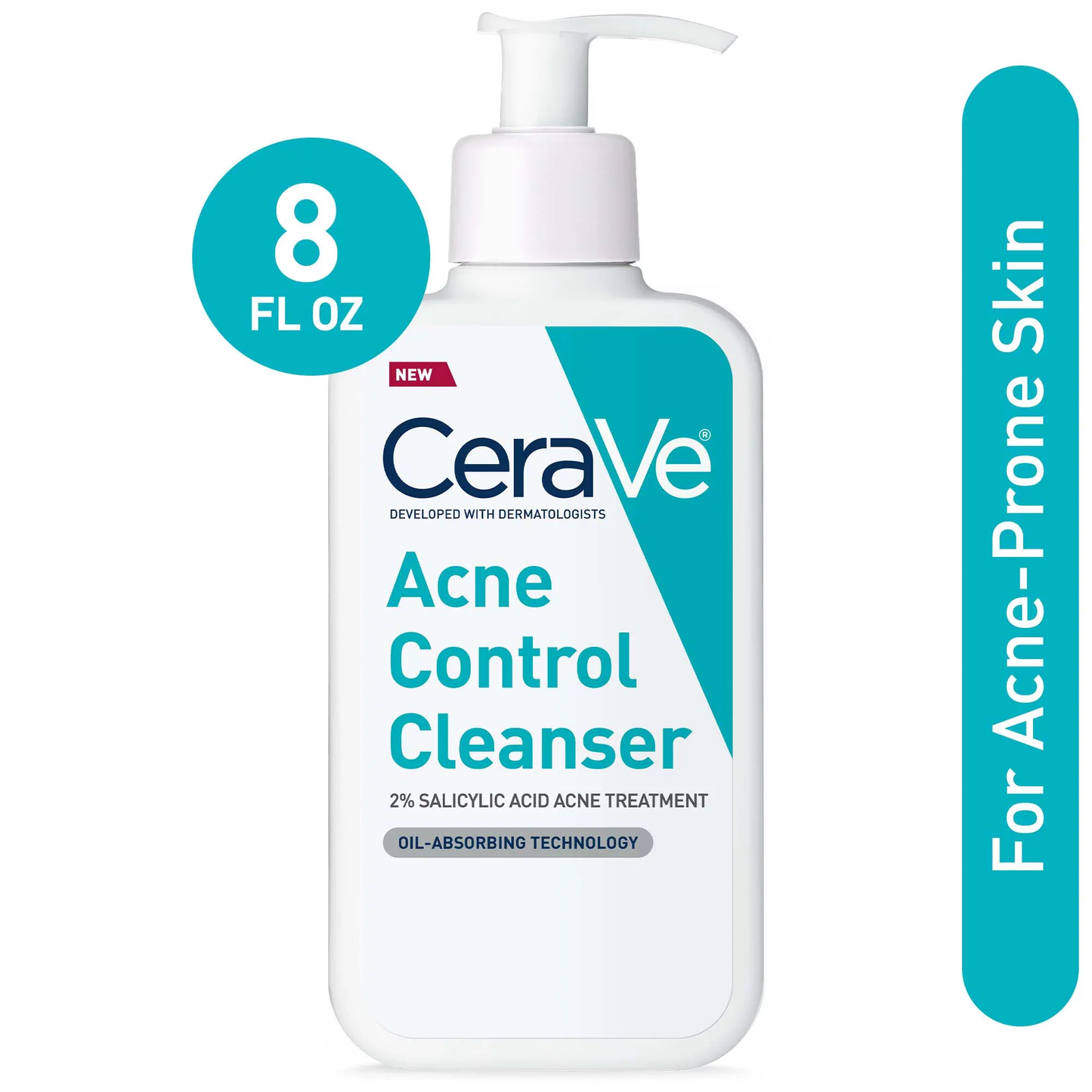 Acne Control Cleanser CeraVe 8 oz EXP 06/26