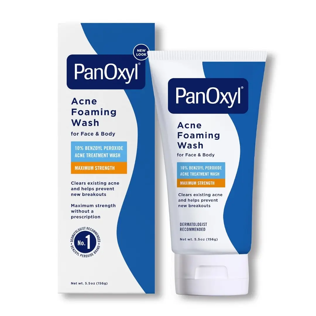 Acne Foaming Wash 10% Benzoyl Peroxide PanOxyl 156 g EXP 06/2028