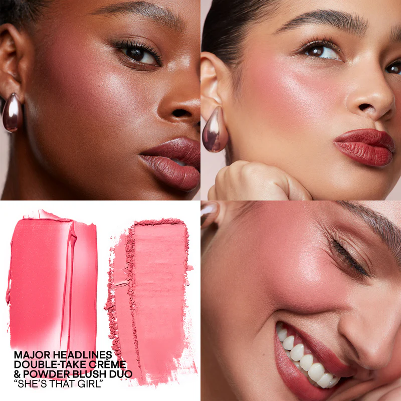 She's that Girl Major Headlines Double-Take Crème & Powder Blush Duo Patrick Ta
