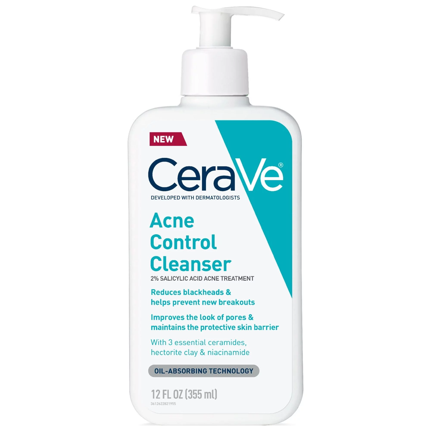Acne Control Cleanser CeraVe 12 oz EXP 05/27
