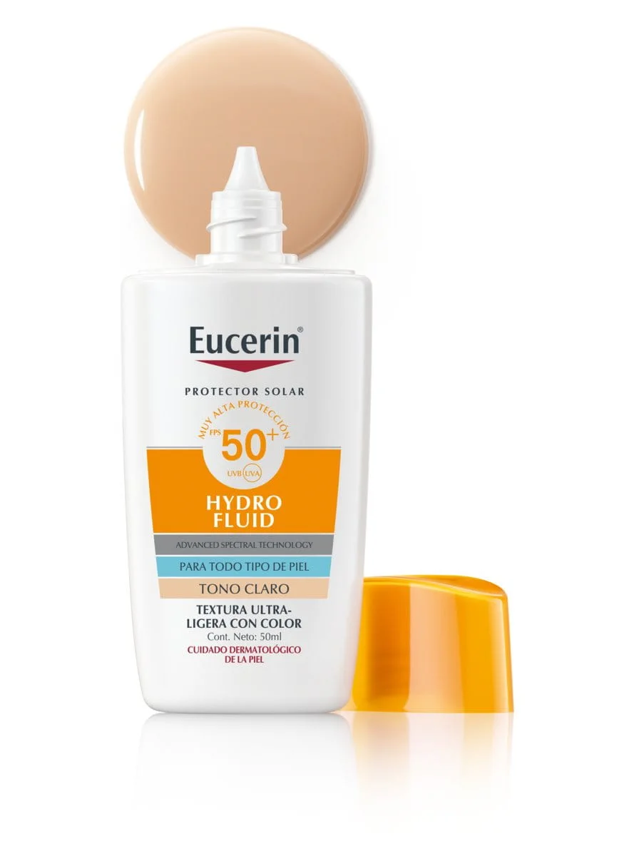 Sun Face Hydro Fluid FPS 50+ Tono Claro Eucerin EXP 09/27