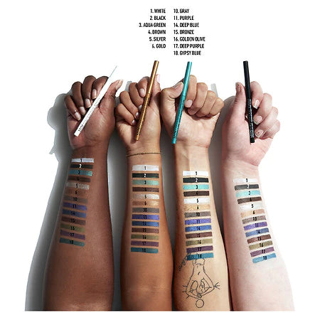 NYX Professional Makeup Retractable Long-Lasting Mechanical Eyeliner Pencil, Negro