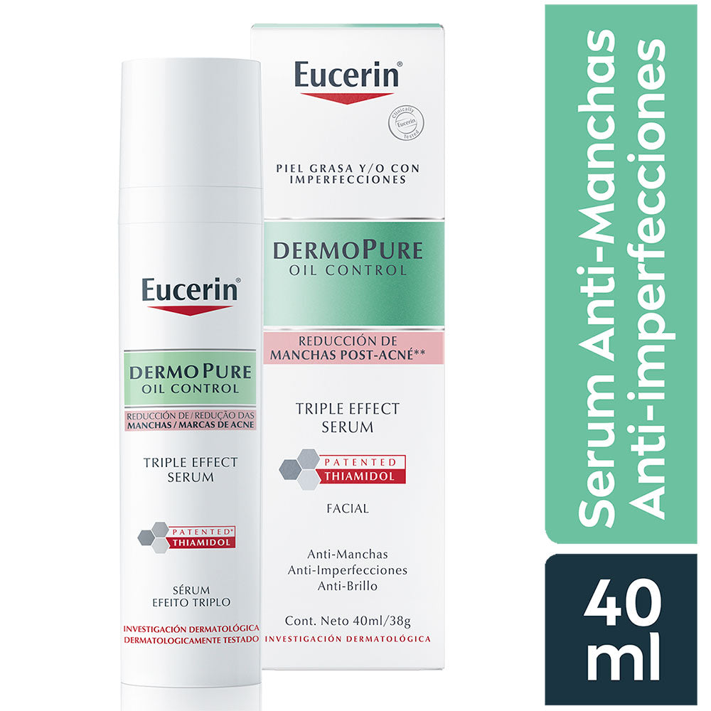 Dermopure Triple Effect Serum Eucerin 40 ml EXP 05/27