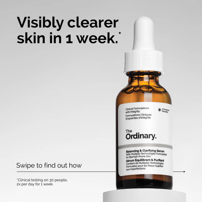 Balancing & Clarifying Serum for Blemish-Prone Skin The Ordinary 30 ml