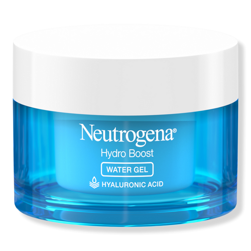 Water Gel Hydro Boost Neutrogena 48 g + Skincare Set: Cosmetiquera Azul, Toallas Desmaquillantes, Gel Limpiador
