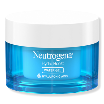 Water Gel Hydro Boost Neutrogena 48 g + Skincare Set: Cosmetiquera Azul, Toallas Desmaquillantes, Gel Limpiador