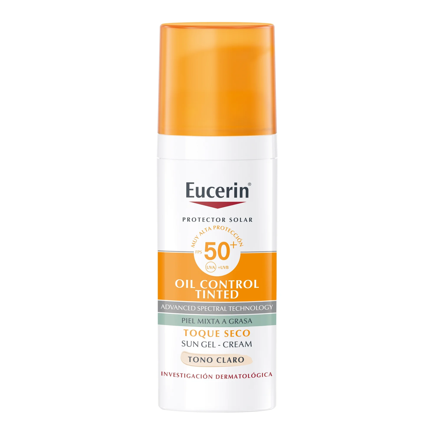 Oil Control SPF 50 Toque Seco Tono Claro Eucerin 50 ml