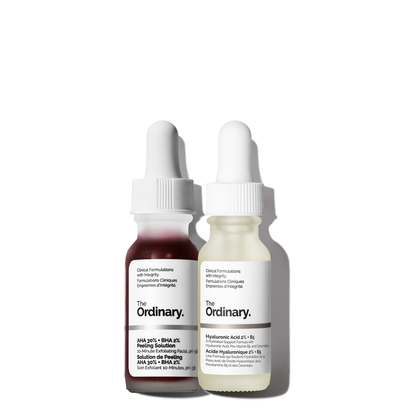 The Resurface & Hydrate Set with Hyaluronic Acid + AHA The Ordinary