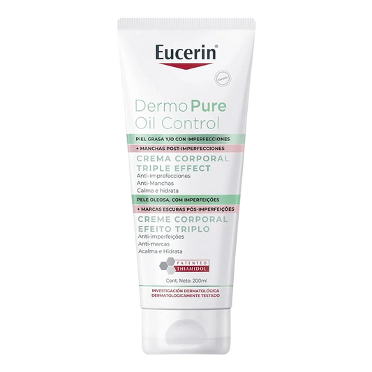 DermoPure Oil Control Crema Corporal Triple Effect Eucerin 200 ml