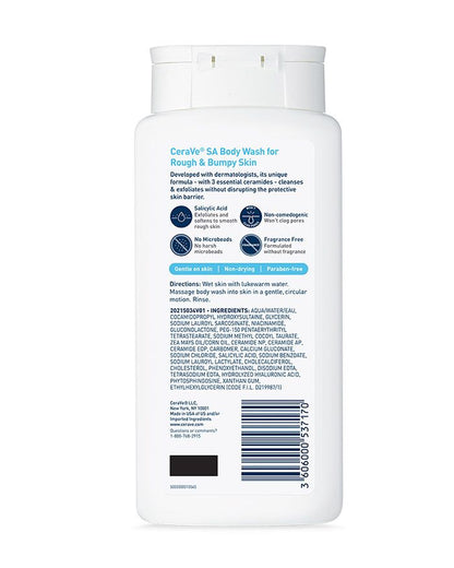 Salicylic Acid SA Body Wash CeraVe 10 oz