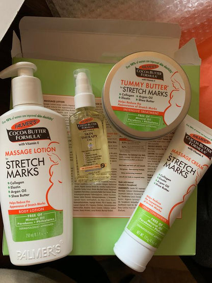 Cocoa Butter Formula Complete Stretch Mark Care 4 Piece Gift Set Palmer's