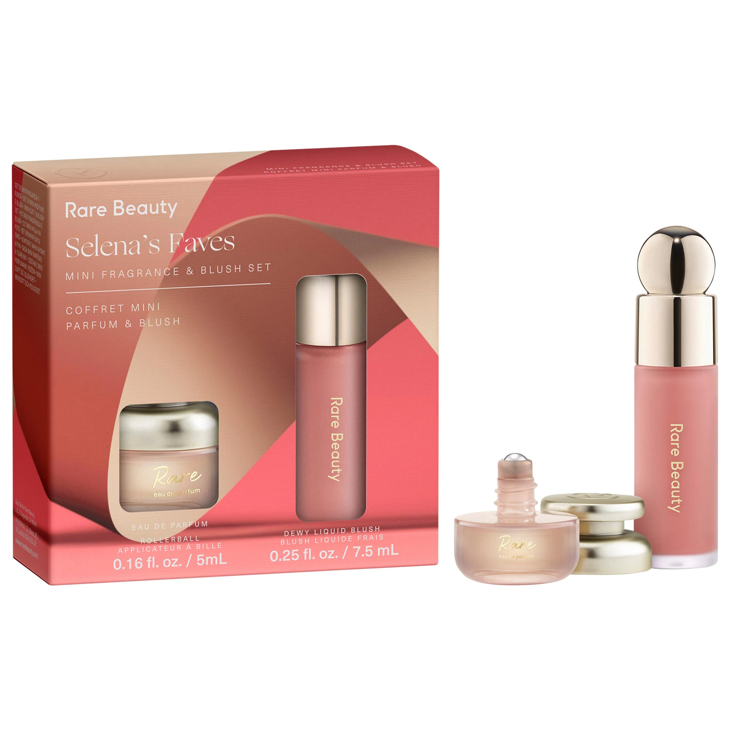 Selena’s Faves Mini Fragrance & Blush Set Rare Beauty