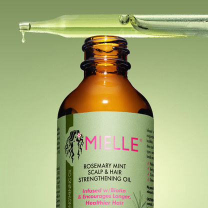 Rosemary Mint Scalp & Hair Strengthening Oil Mielle 2 oz