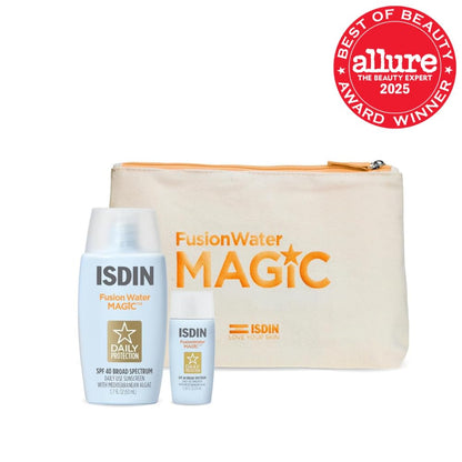 Fusion Water MAGIC Bundle SPF 40 + Beauty Bag ISDIN 50+10 ml
