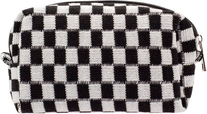 Cosmetiquera Bolsa de Viaje Checkered Makeup Bag