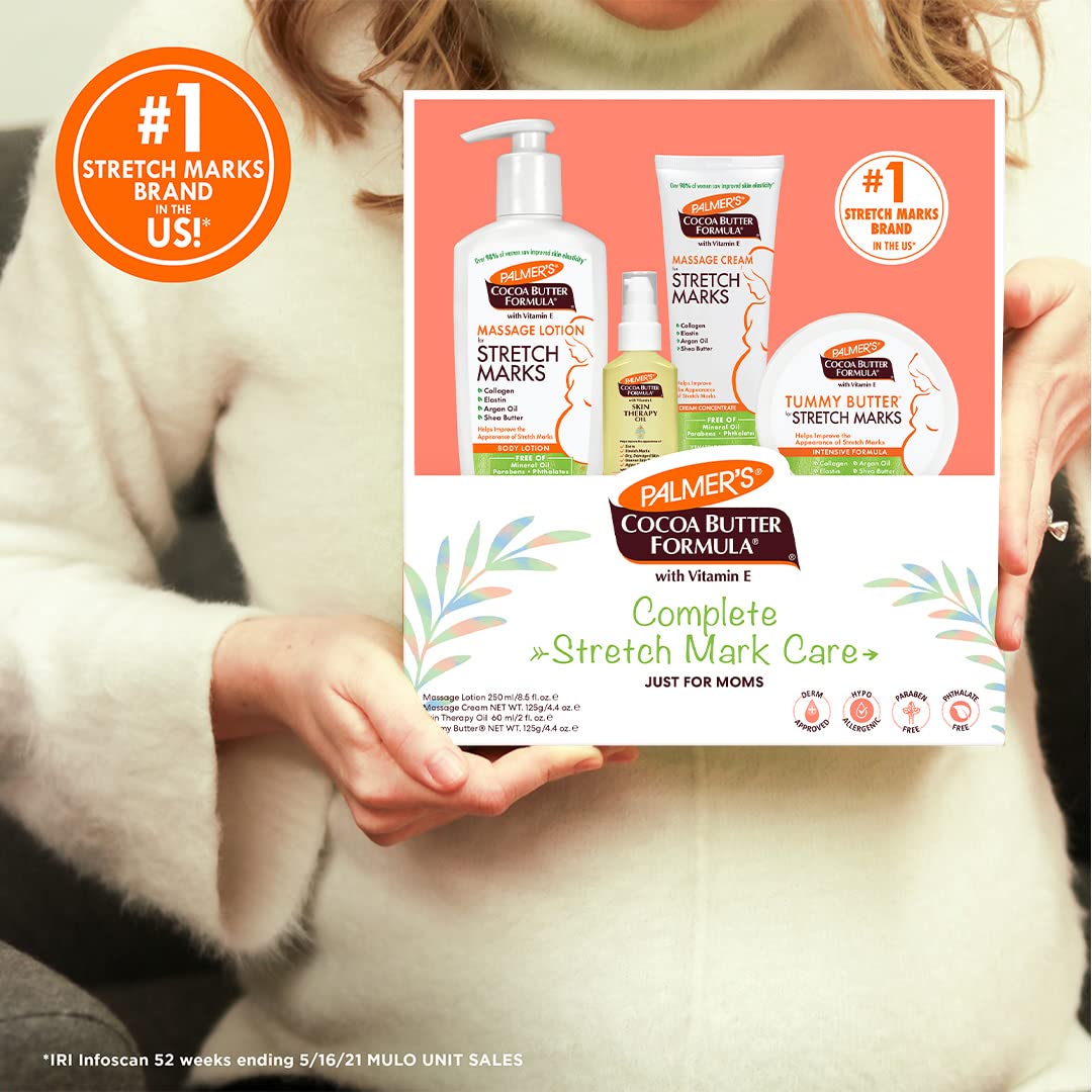 Cocoa Butter Formula Complete Stretch Mark Care 4 Piece Gift Set Palmer's