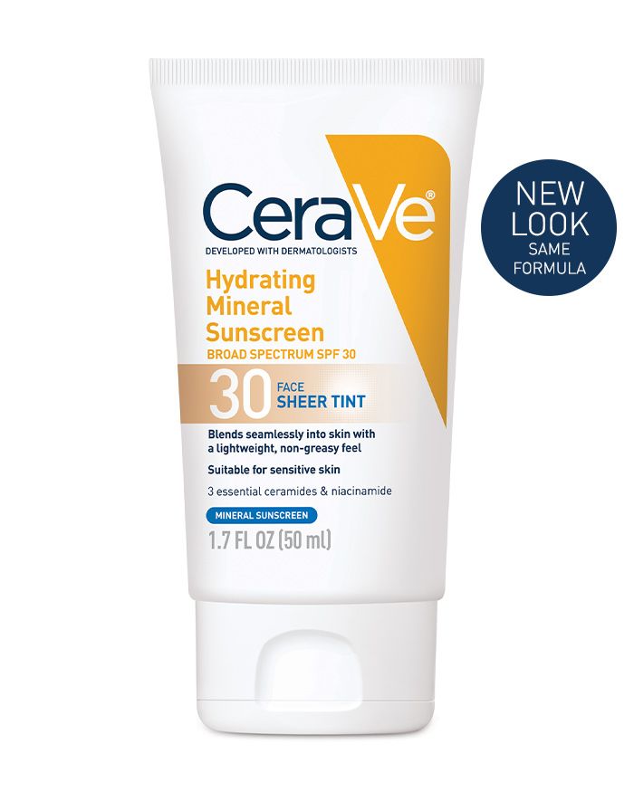 Hydrating Mineral Sunscreen Sheer Tint 30 CeraVe 50 ml