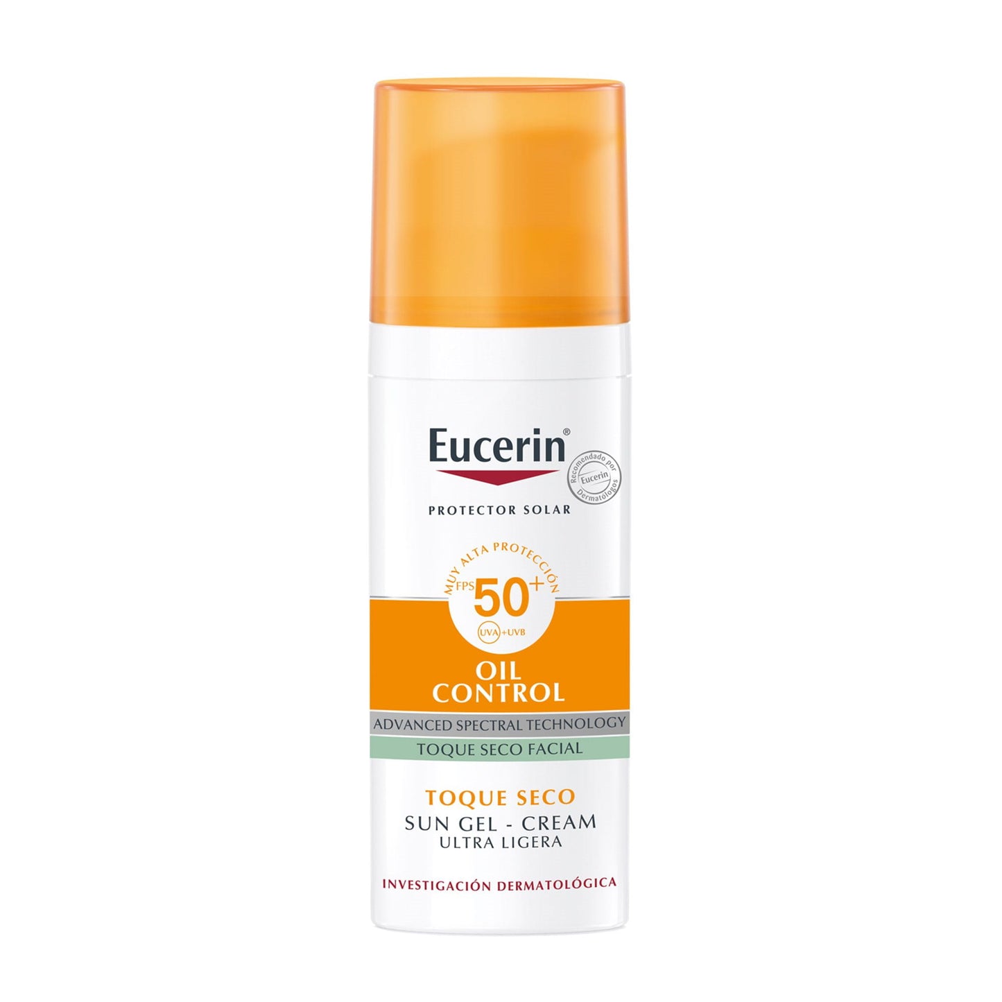 Oil Control SPF 50 Toque Seco Gel Crema Eucerin 50 ml