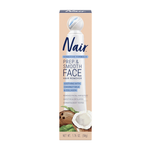 Coconut Milk & Collagen Prep & Smooth Face Nair 1.76 oz