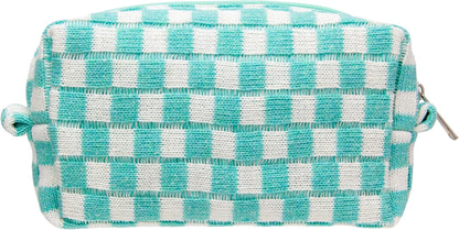 Cosmetiquera Bolsa de Viaje Checkered Makeup Bag