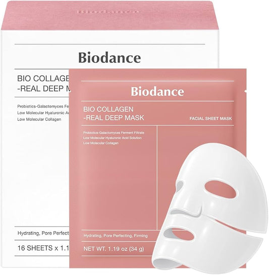 Bio-Collagen Real Deep Mask Hydrating Overnight Hydrogel Mask BIODANCE [4]