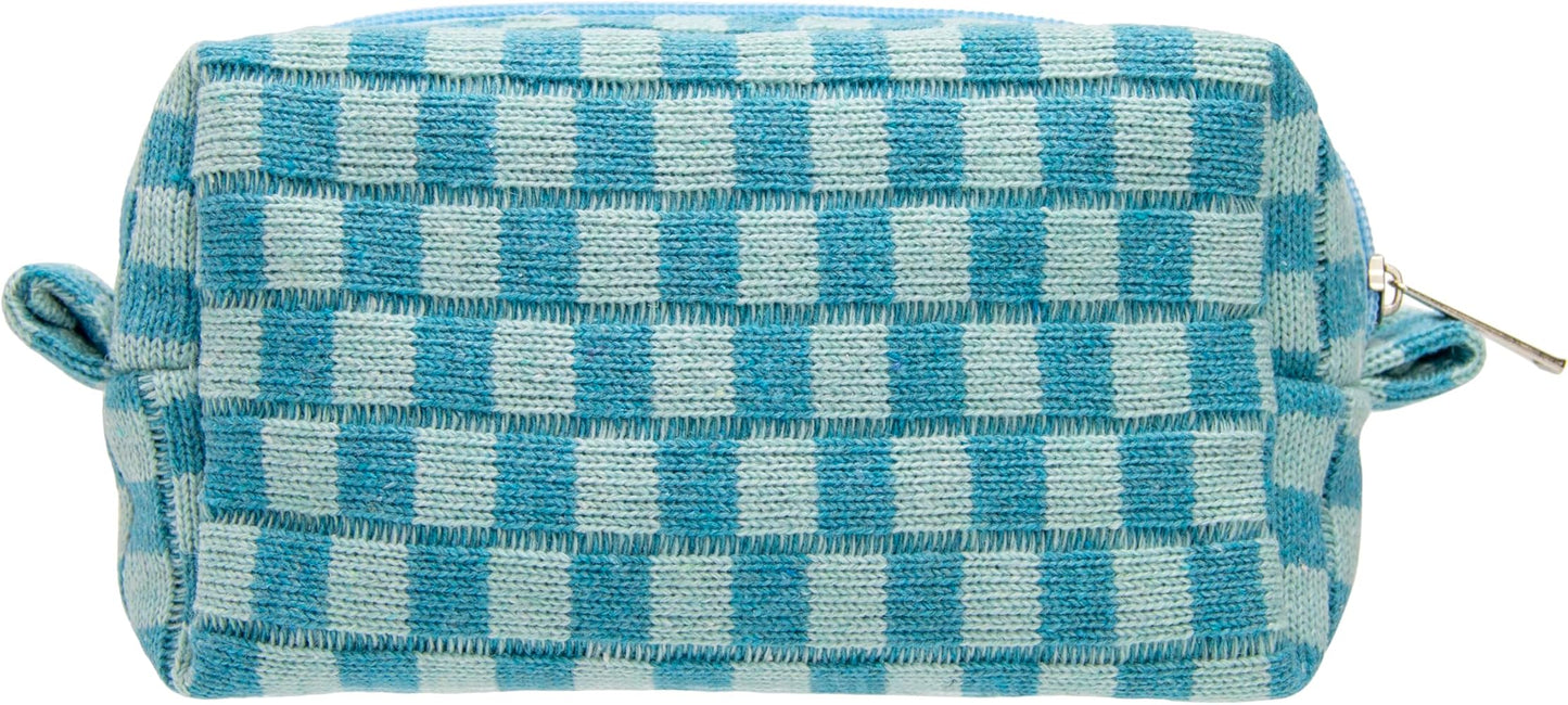 Cosmetiquera Bolsa de Viaje Checkered Makeup Bag