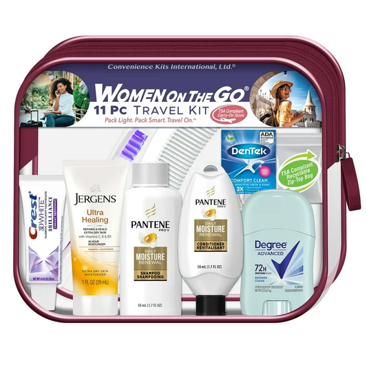 Women’s Deluxe 10-PC Travel Kit Convenience Kits International