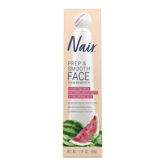 Watermelon & Hyaluronic Acid Prep & Smooth Face Nair 1.76 oz