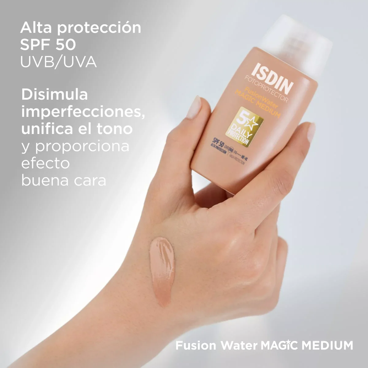 Fusion Water Magic SPF 50 ISDIN Color Medium 50 ml