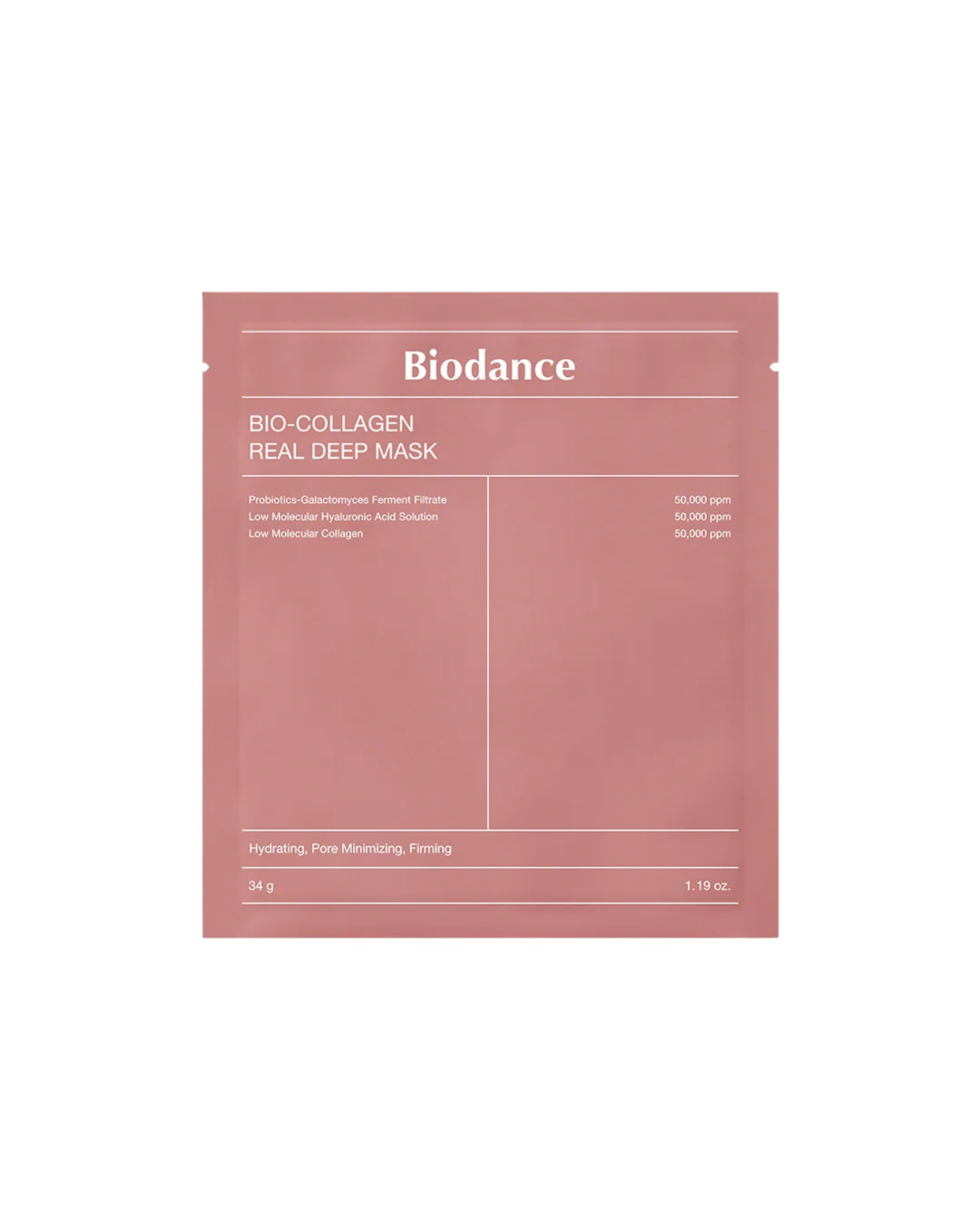 Bio-Collagen Real Deep Mask Hydrating Overnight Hydrogel Mask BIODANCE [1]