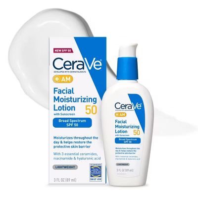 AM Facial Moisturizing Lotion SPF 50 CeraVe 89 ml EXP 11/26