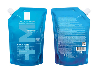 Effaclar Purifying Cleansing Gel Refill Pouch La Roche-Posay 400ml