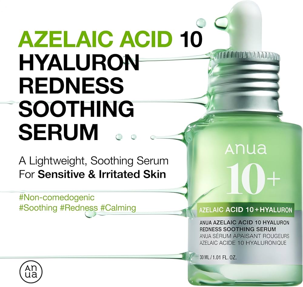 Azelaic Acid 10 + Hyaluron Serum Anua 30 ml