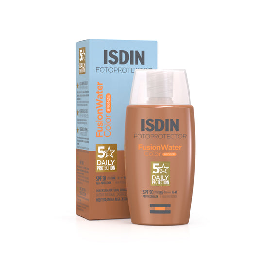 Fusion Water SPF 50 ISDIN Color Bronce Bronze 50 ml