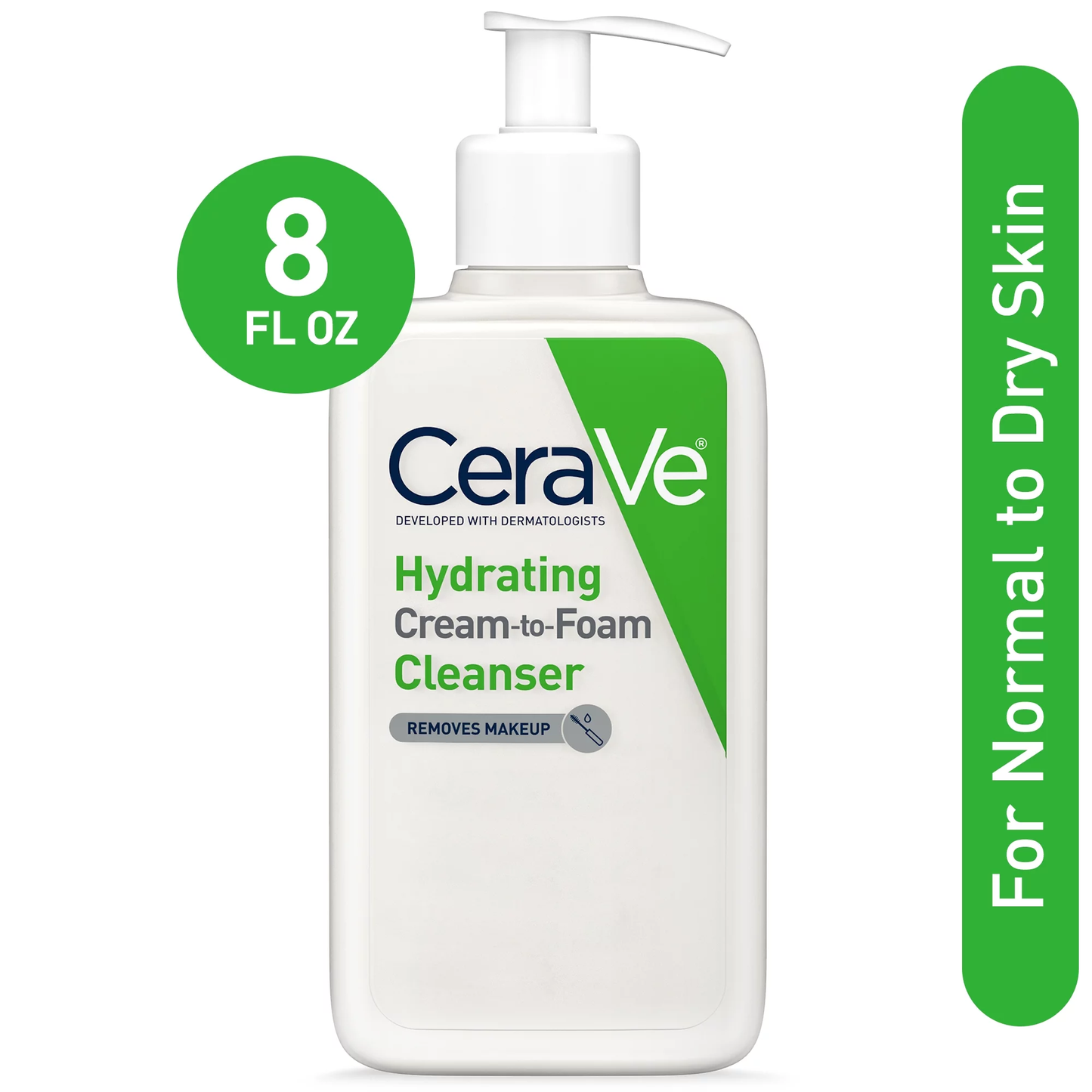 Hydrating Cream to Foam Cleanser CeraVe 8 oz