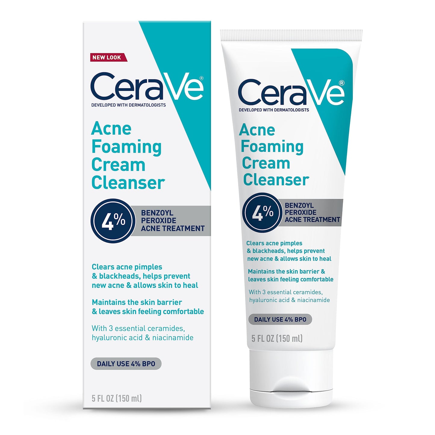 Acne Foaming Cream Cleanser 4% CeraVe 150 ml