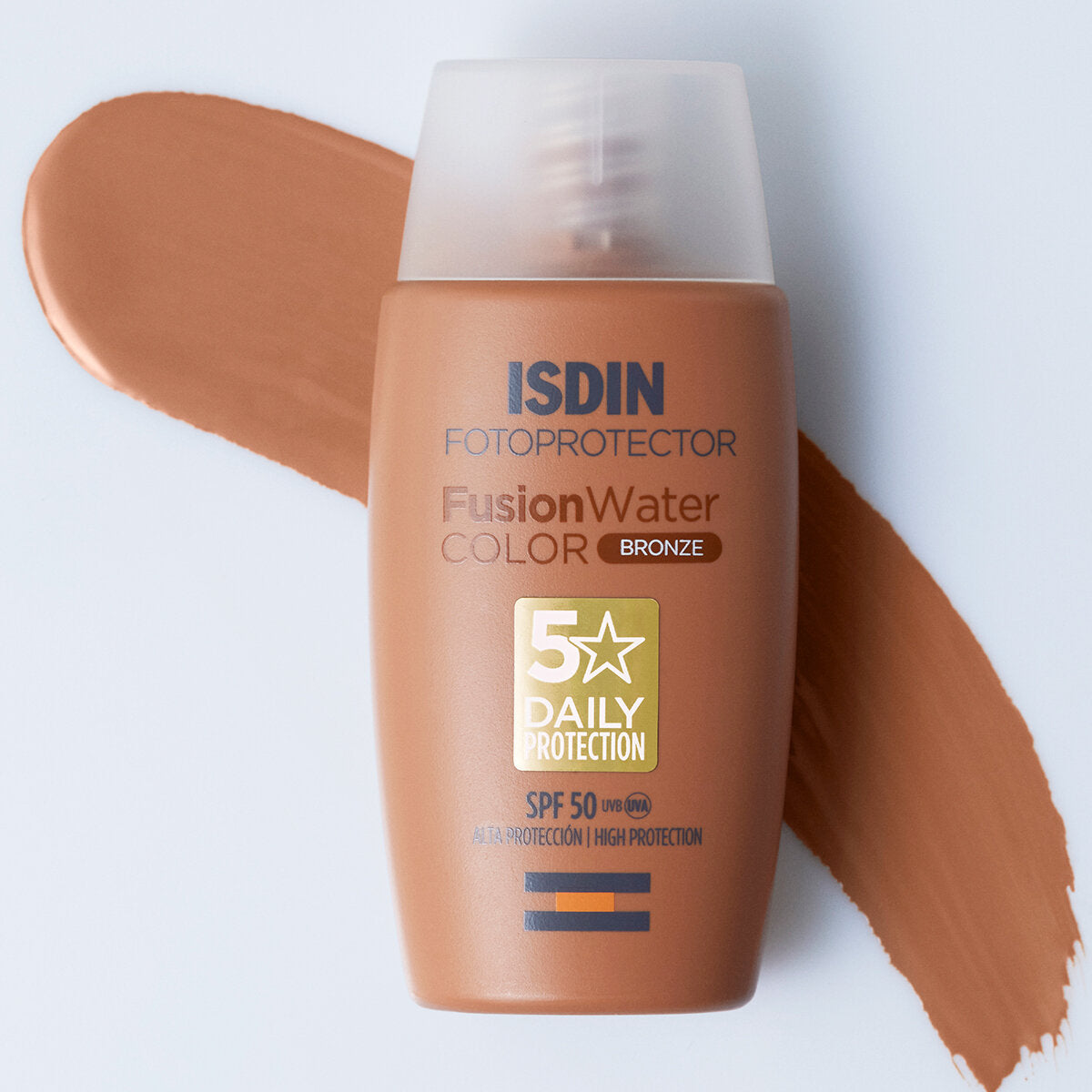 Fusion Water SPF 50 ISDIN Color Bronce Bronze 50 ml