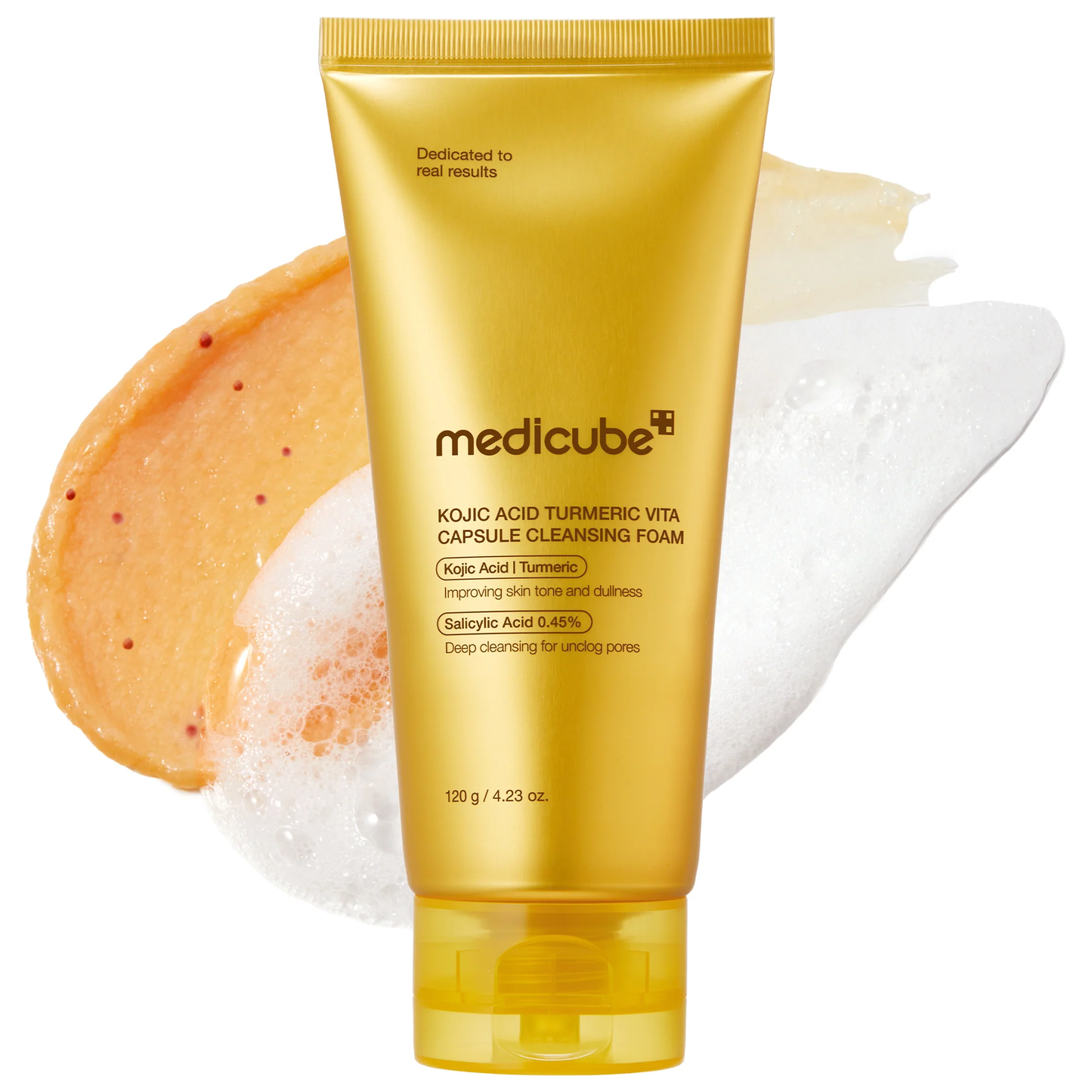 Kojic Acid Turmeric Vita Capsule Cleansing Foam Medicube 120 g