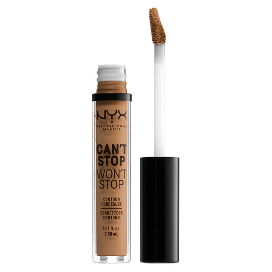 NYX Professional Makeup Can't Stop Won't Stop 24 Hour Full Coverage Matte Concealer, Neutral Tan