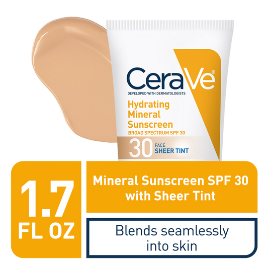 Hydrating Mineral Sunscreen Sheer Tint 30 CeraVe 50 ml