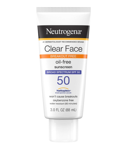 Clear Face SPF 50 Neutrogena 88 ml