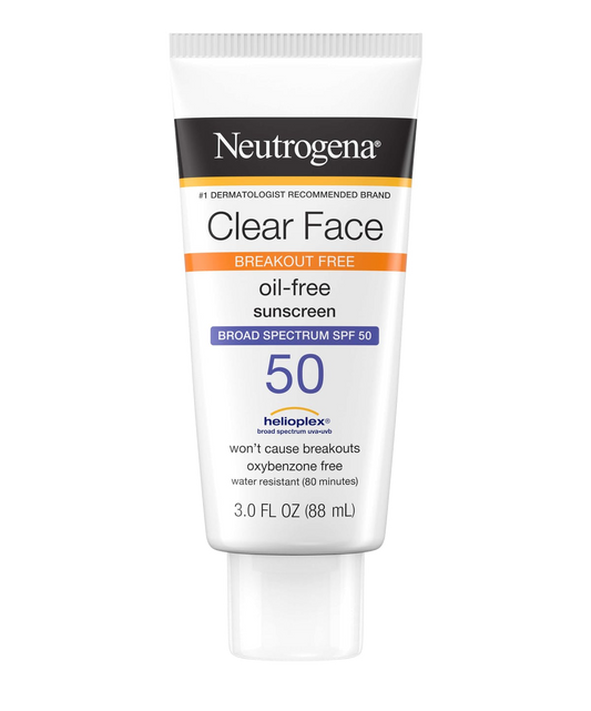 Clear Face SPF 50 Neutrogena 88 ml