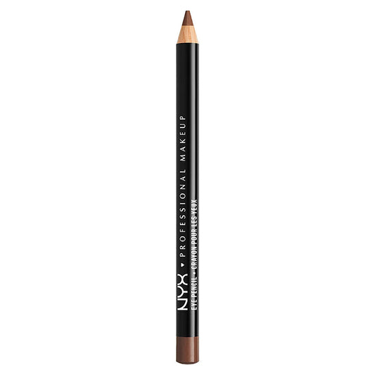 NYX Professional Makeup Slim Eye Pencil Long-Lasting Eyeliner, Medium Brown