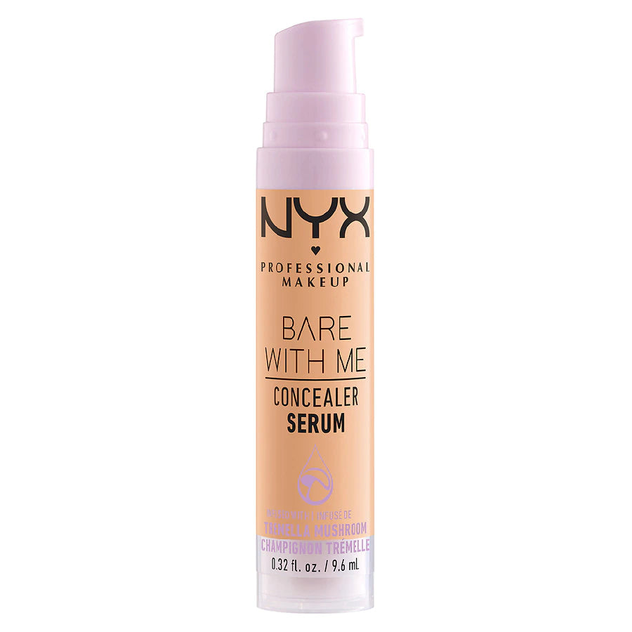 NYX Professional Makeup Bare With Me Hydrating Concealer Serum, Tan