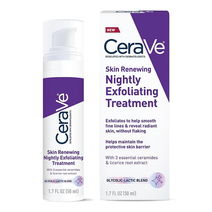 Skin Renewing Glycolic Nightly Exfoliating Treatment  CeraVe 50 ml