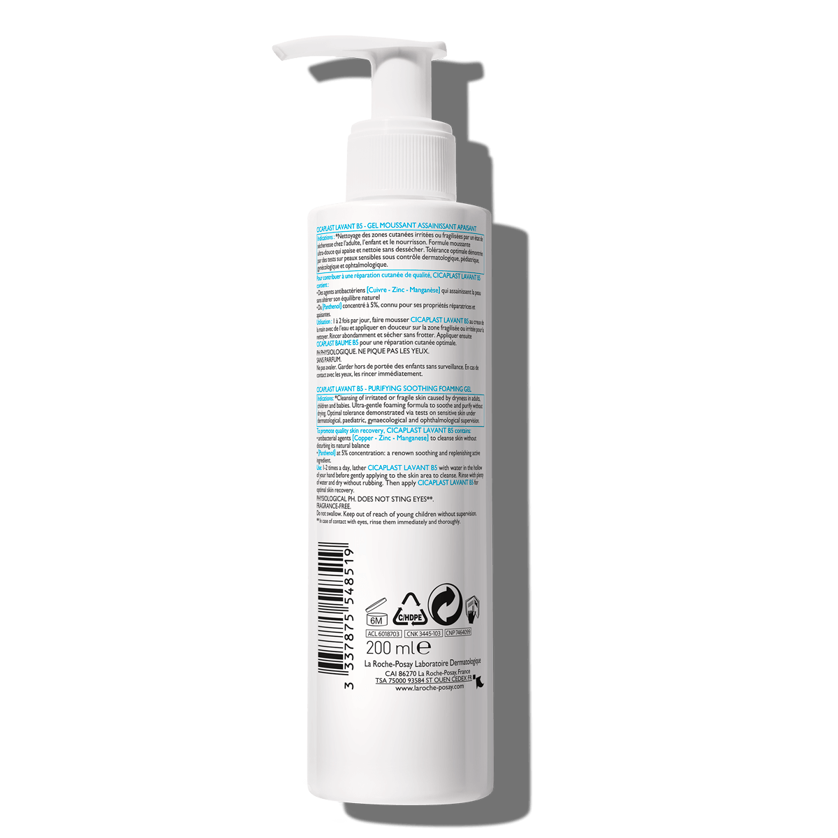 Cicaplast Lavant B5 La Roche-Posay 200 ml