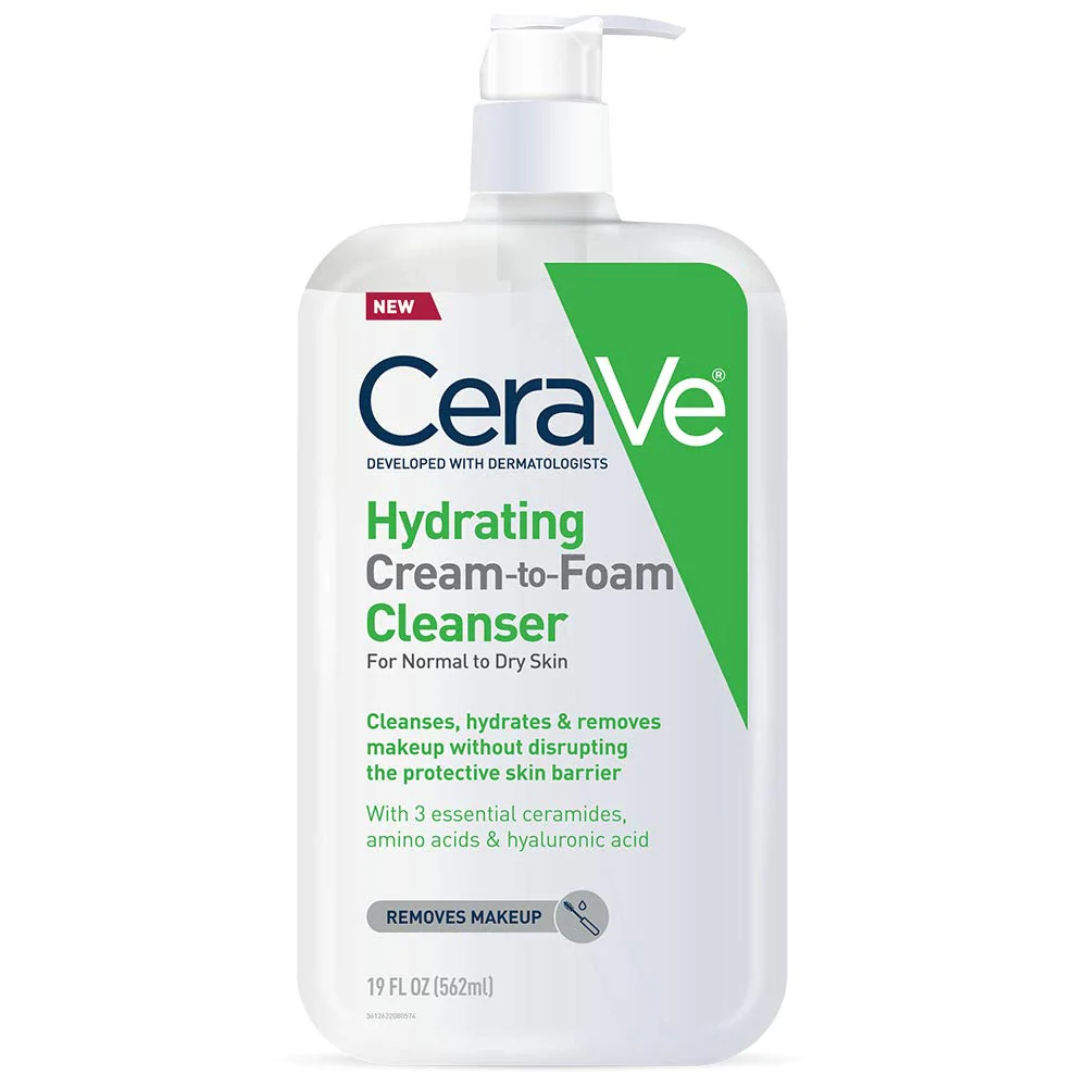 Hydrating Cream to Foam Cleanser CeraVe 19 oz