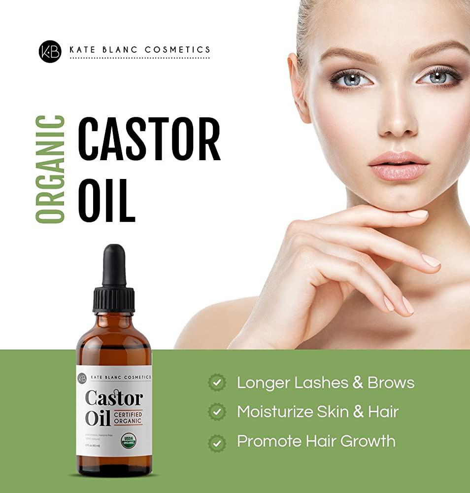 Aceite de Ricino Organic Castor Oil Kate Blanc 60 ml